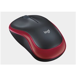 Logitech M185 Wireless Mouse Red